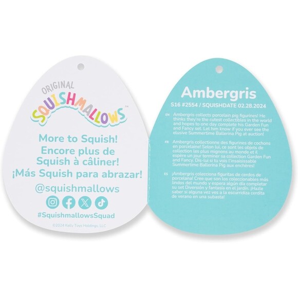 Squishmallows Original 16-Inch Ambergris Burgundy Goblin King - Large NEW - Picture 4 of 7